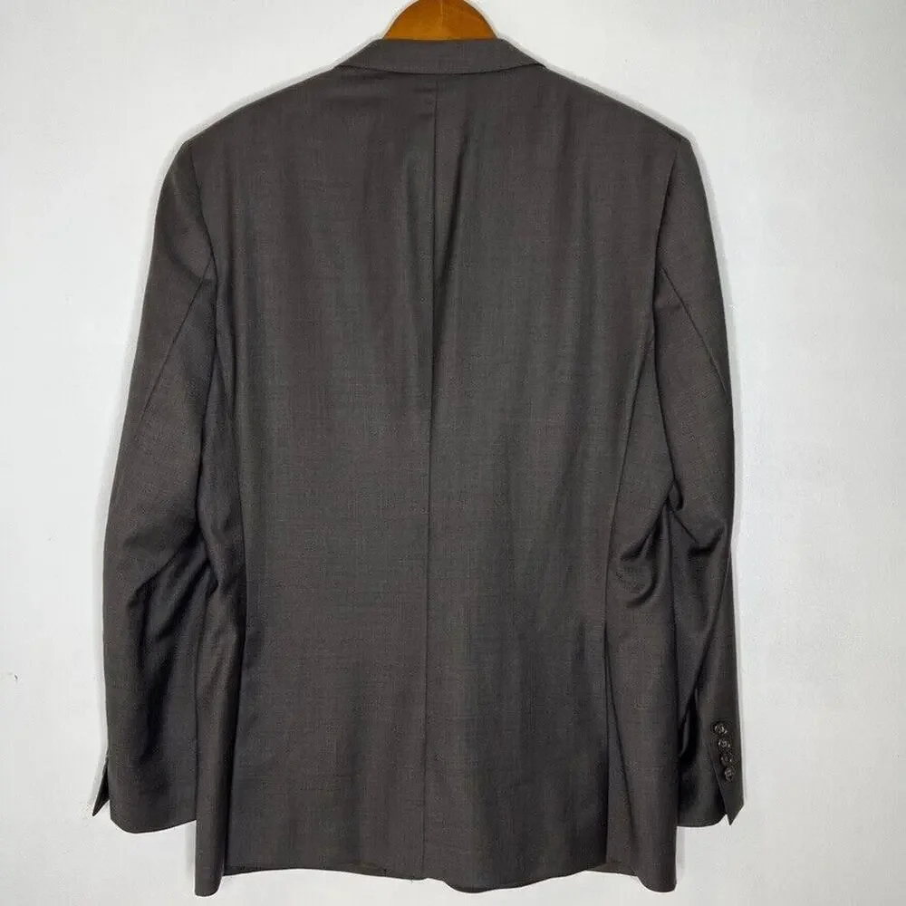 Ralph Lauren Brown Two Button 100% Wool Blazer Size 42R Men’s